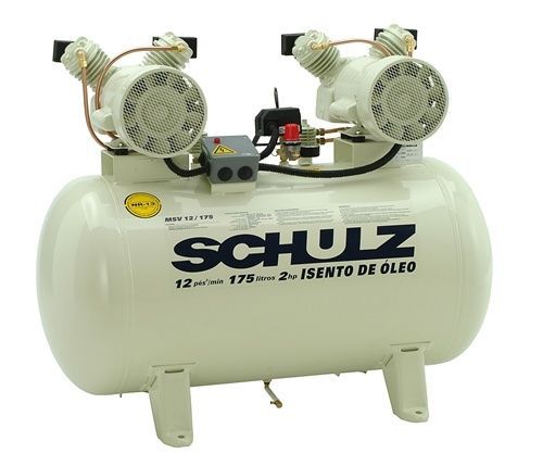 SCHULZ COMPRESSOR - OIL FREE - 2HP 30 GALLONS