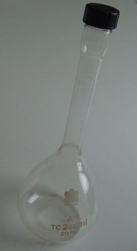 KONTES glass VOLUMETRIC FLASK A TC 240ML 20C