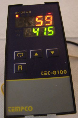 Tempco CD8100ZB Temperature Controller TEC-8100