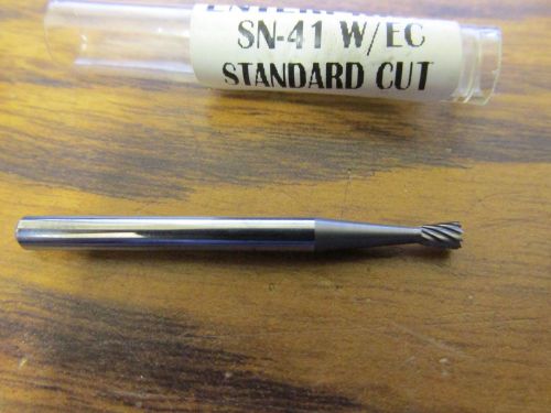 SN-41, Taper Shape Single cut Solid carbide bur , 3/32 x 1/8 x 1/8 x 1-1/2&#034;