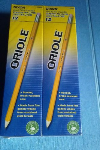 Six Dozen Dixon Oriole 12886 No. 2 Pre-Sharpened Pencils