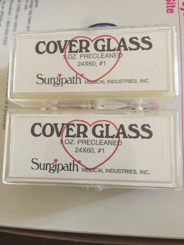 Lot 2 Surgipath Medical Industries, Cover Glass, 22 x 60, #1