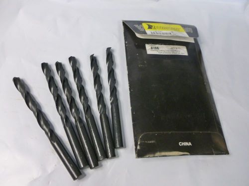 Lot Of 12 8.9 mm, 118 Degree Point Angle, Oxide Coated, High Speed Steel Jobber