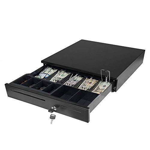 Partysaving point of sales/cash 24v drawer register metal rj-11 key-lock w/ bill for sale