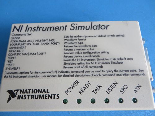 National Instruments 183913C-01 NI Instrument Simulator
