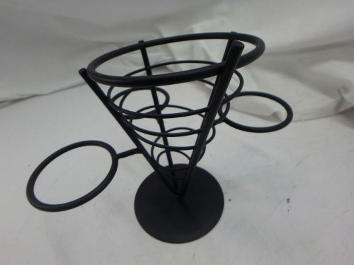 American Metalcraft Fry Baskets and Cones, Black (Missing Parts)