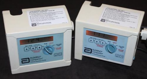 Pair of abbot flexiflo companion enteral nutrition pumps free shipping! for sale