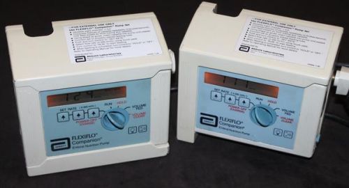 Pair of Abbot Flexiflo Companion Enteral Nutrition Pumps Free Shipping!