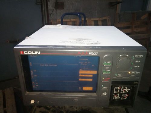 Colin Pilot 9200 Multiparameter Monitor Vital Signs Monitor (POWERED ON) (AS-IS)