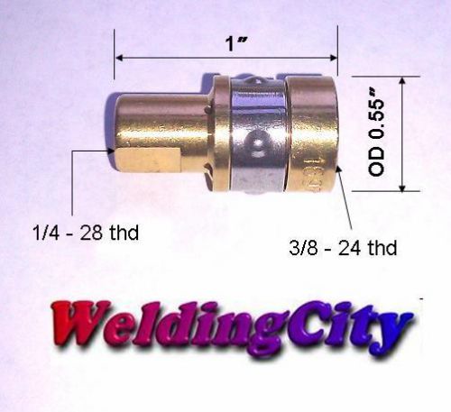 2 Gas Diffuser Tip Adapters 169-716 169716 Miller M-10/15 Hobart MIG Welding Gun