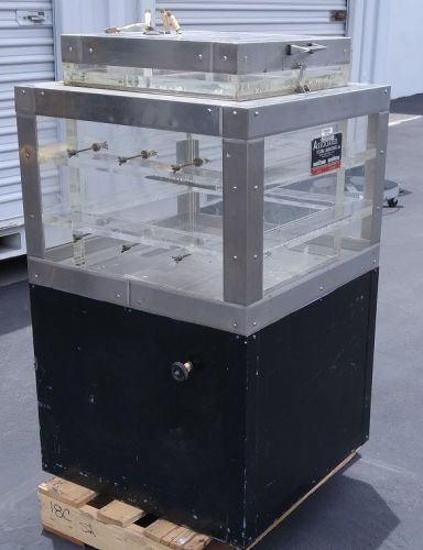 Acrylic vacuum chamber and welch vacuum pump for sale