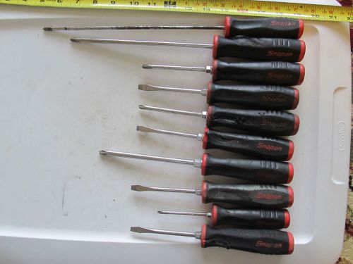 10 Snap On screwdrivers