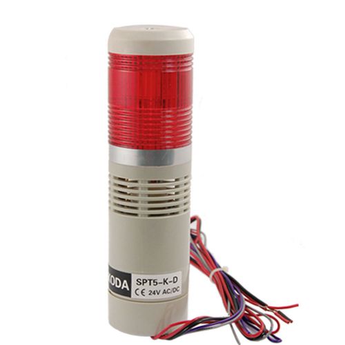 AC220V Industrial Signal Saftey Light Red Flashing Alarm Lamp Buzzer   90dB