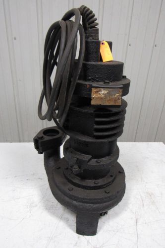 Weil Pump 1602 Submersible 5HP 2-1/2&#034; Flanged Discharge Sump Waste Pump