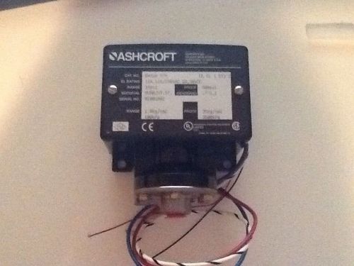 Ashcroft Pressure Switch B432B XNH 15 psi