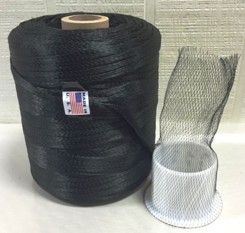 Roll of Black Mesh Netting Produce/Seafood Bag Material