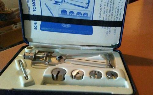 Vintage Sklar Schiotz Tonometer