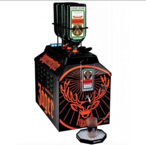 NEW In Box Jagermeister 3 bottle Bar Tap Machine Ice Cold Shot Alcohol Dispenser