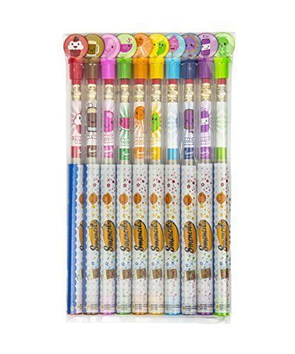 Pencil Sented - Favorite Amazing Flavors, 100% Recycled Materials 10 Pack by 2PO