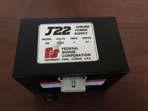 Federal Signal J22 Strobe Power Supply