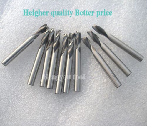 Lot 10pcs 2Flute HSS Mills Cutting Dia 4mm End Mill Shank Dia 4mm Endmills