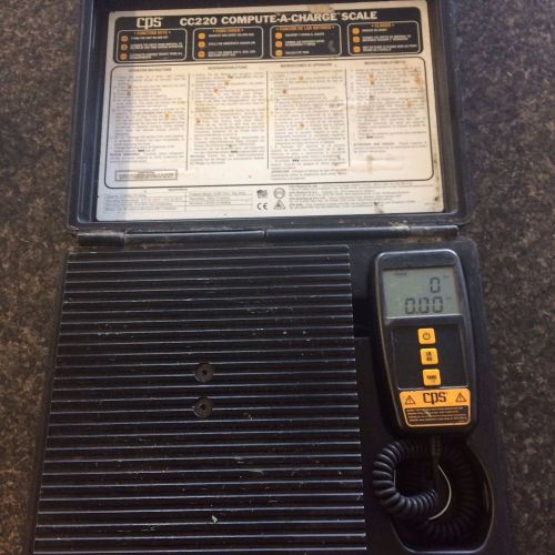 CPS Corporation CC220 Refrigerant Charging Scale 220 lb Cap. Free Shipping