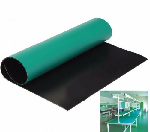 Green desktop anti static esd 36&#034;x18&#034; grounding mat for phone pc tablet repair for sale