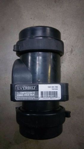 Everbilt 2 in. compression fit sewage check valve for sale