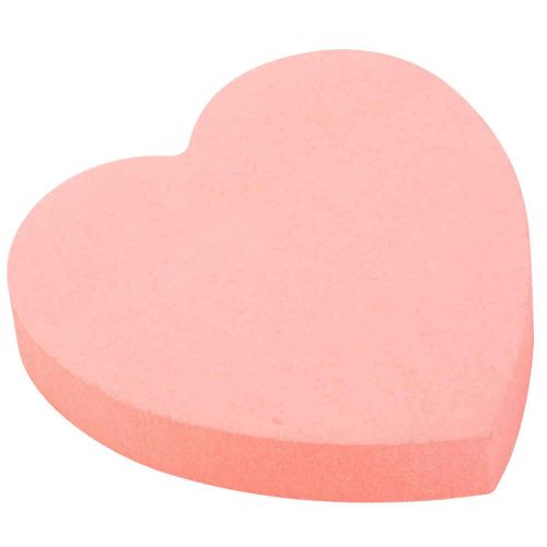 Post-it Heart Shape Note Salmon Pink Self Adhesive Pads 120 sheets