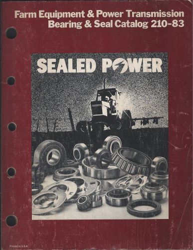 Old Vintage Book Sealed Power Farm Equipment Power Transmission 210-83 Catalog