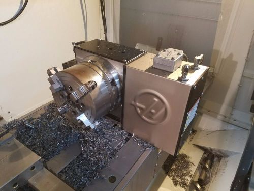 HAAS HRT-210 4TH AXIS ROTARY TABLE BRUSHLESS w TAILSTOCK - 2014