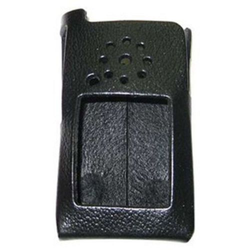 Vertex Standard LCC-420 Black Leather radio Case holster Belt Loop 420 Series