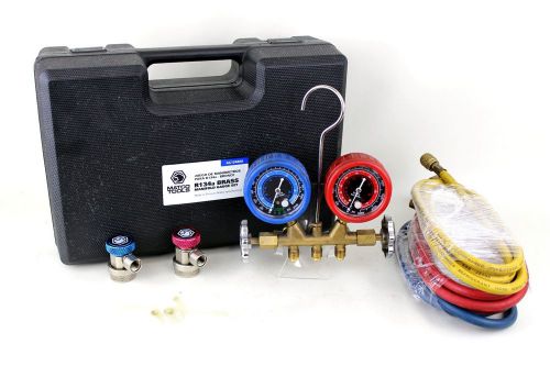 Matco Tools R134a Brass Manifold Gauge Set AC13460A With Case