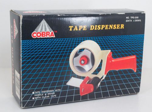 Cobra 2&#034; packing tape dispenser with handle and brake new model tpd-200 for sale