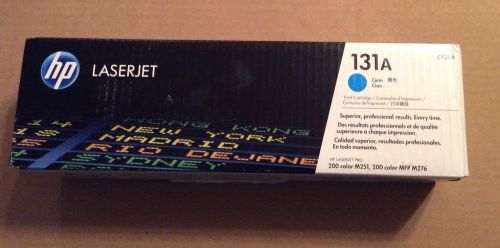 HP 131A CF211A Cyan Print Cartridge New Sealed