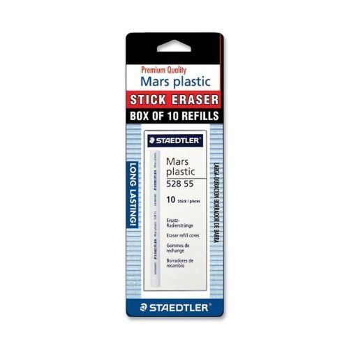 Staedtler mars eraser refills pack of 10 white 1 for sale