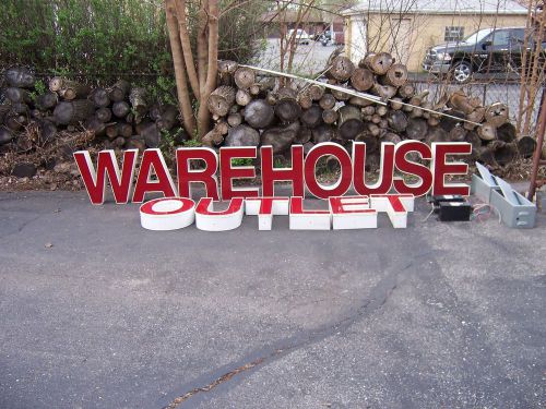 14 NEON 19&#034; Letters and transformers &#034;Warehouse Outlet&#034;