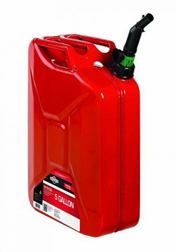 Briggs &amp; Stratton 85043 5 Gallon Metal Gas Can Spill Proof