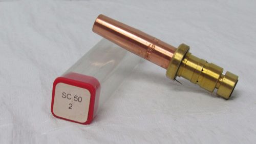 Welding tip sc 50-2 size 2 propane / gas cutting torch tip for sale
