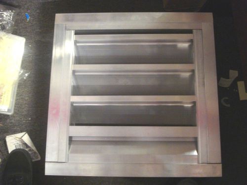 Combination Louver Damper  Adjustable 18&#034; H x 18&#034;W  Aluminum, 3 Blades |LT4|RL
