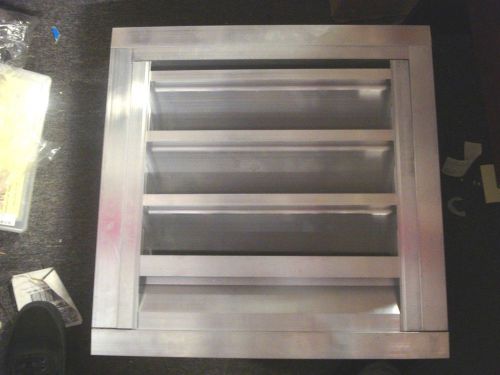 Combination Louver Damper  Adjustable 18&#034; H x 18&#034;W  Aluminum, 3 Blades |LT4|RL