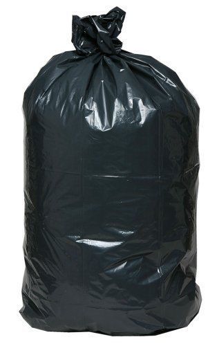 Aep 0232359 x heavy duty can liner, 45 gallon, 1.25 ml, black pack of 100 for sale