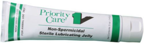 Priority Care Non-Spermicidal Sterile AI Lube Jelly 5 oz Livestock Pets