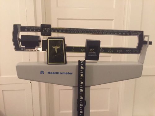 Health O Meter Professional Physician Mechanical Beam Scale No. 400 with 350 lb.