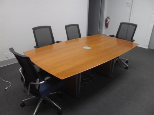 Conference table  with Credenza and 4 chairs
