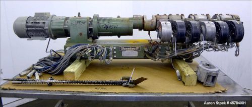 Used- Berstorff ZE 25 Lab Size Twin Screw Extruder. (2) 25mm Co-rotating screws,