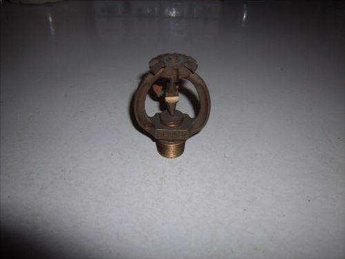 antique brass SPRINKLER HEAD 1950  Viking fire hose equipment hardware