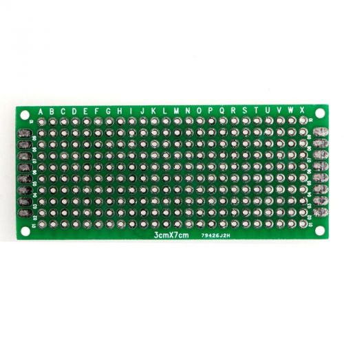 10Pcs 1.6MM Double Side Prototype PCB Universal DIY Printed Circuit Board 3x7 cm