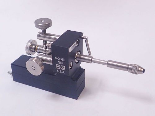 Micromanipulator model 210 precision x-y-z probe positioner, non magnetic-base for sale
