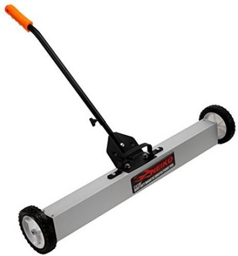 Neiko 53418A 36-Inch Magnetic Pick-Up Sweeper With Wheels | 30-LBS Capacity